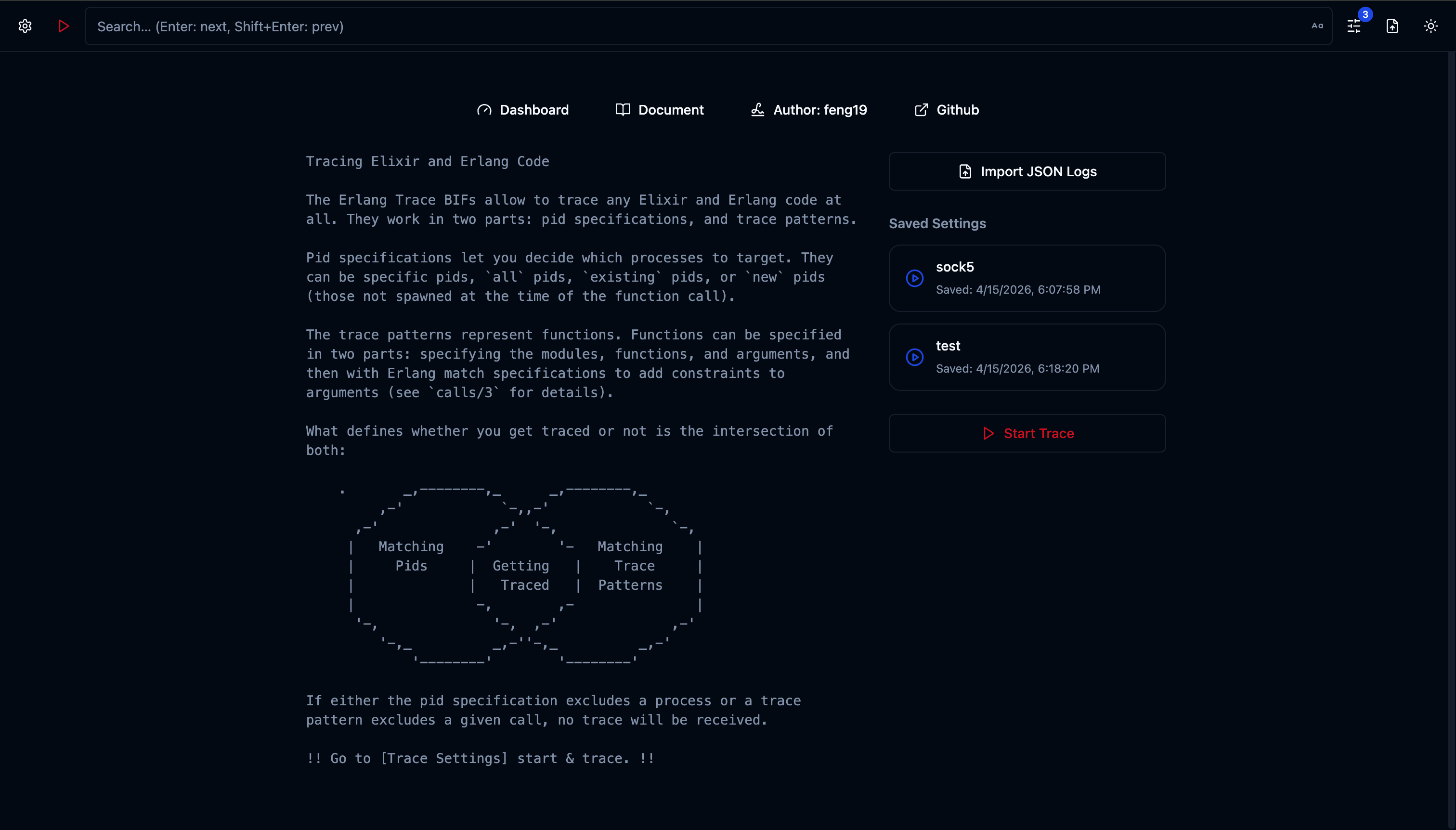 X-Trace Setup: Configure node name and Erlang distribution settings