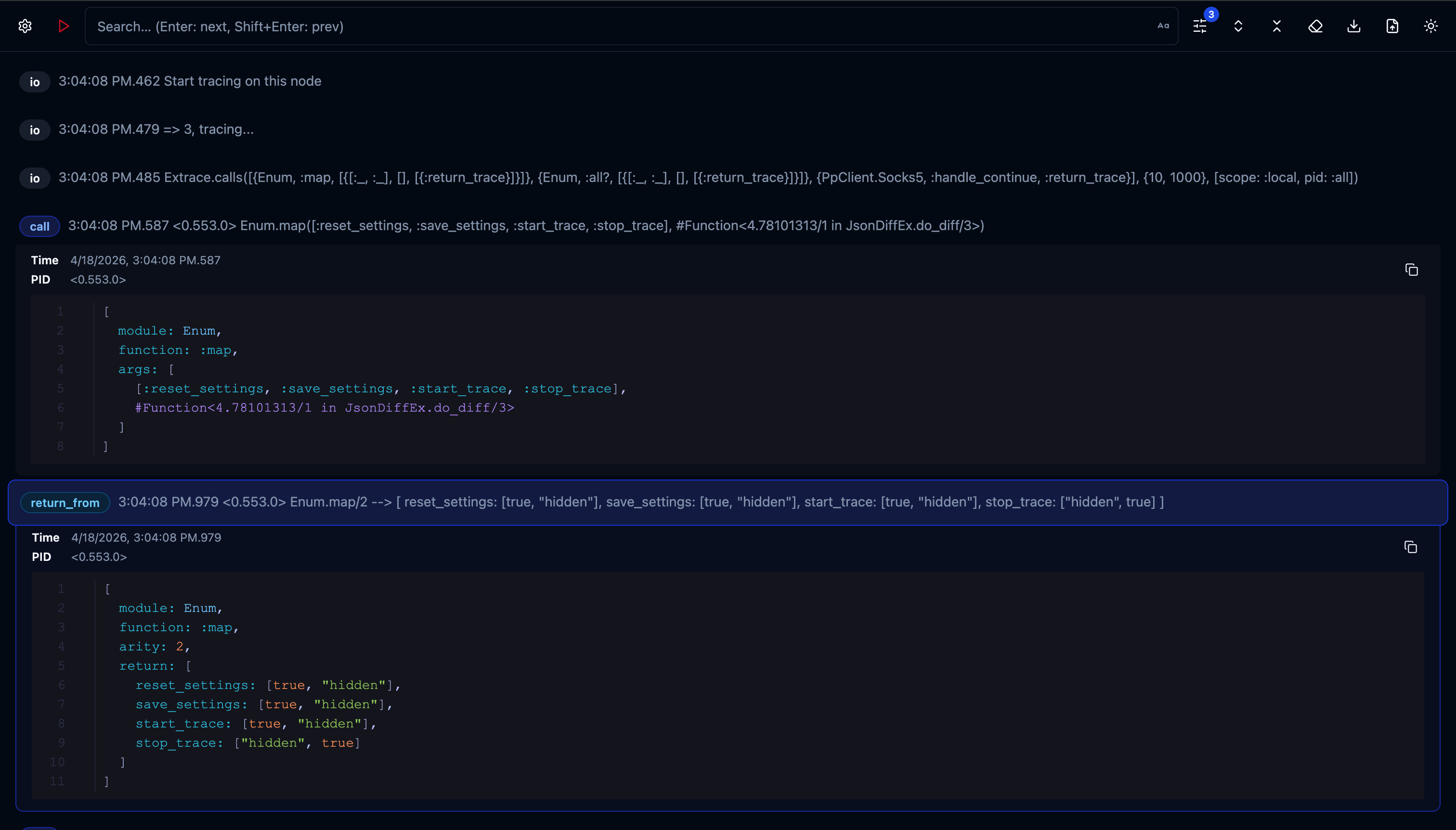 X-Trace Tracing: Real-time trace output streaming in the browser